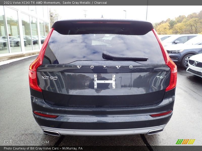 Savile Gray Metallic / Charcoal 2021 Volvo XC90 T6 AWD Momentum