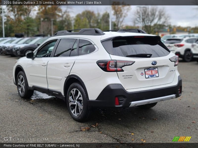 Crystal White Pearl / Slate Black 2021 Subaru Outback 2.5i Limited