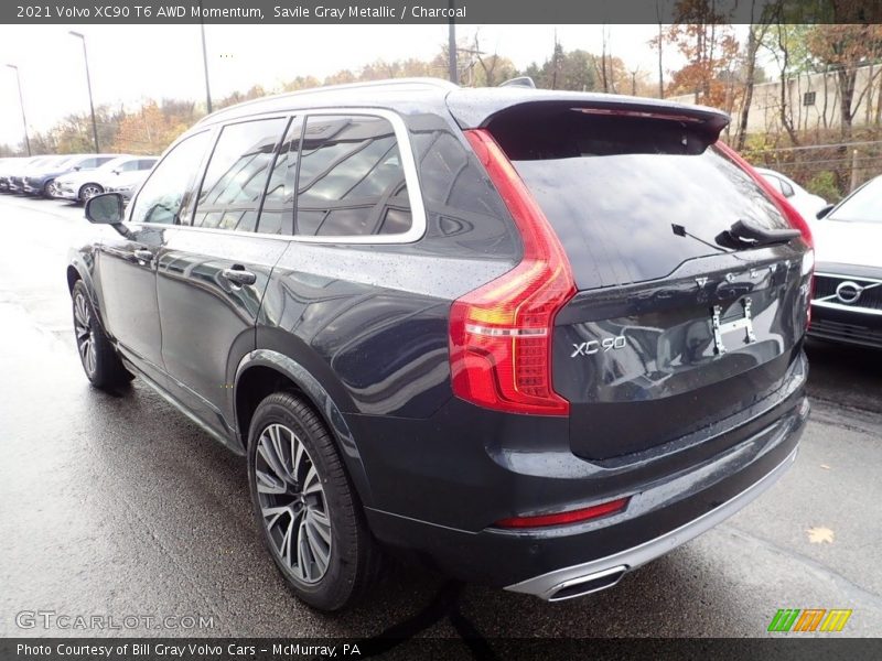 Savile Gray Metallic / Charcoal 2021 Volvo XC90 T6 AWD Momentum