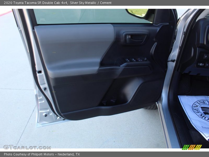 Silver Sky Metallic / Cement 2020 Toyota Tacoma SR Double Cab 4x4