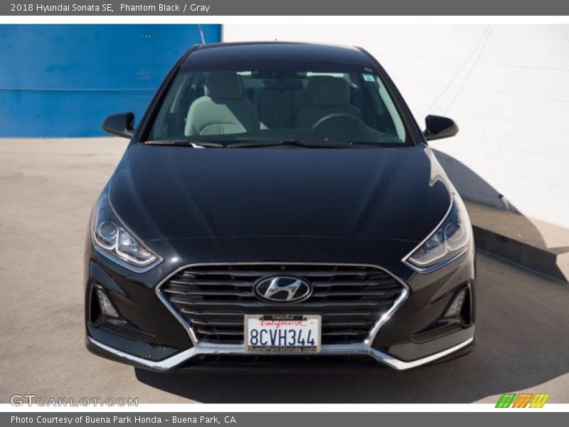 Phantom Black / Gray 2018 Hyundai Sonata SE