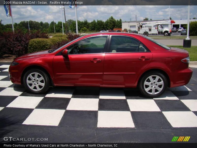 Redfire Metallic / Beige 2006 Mazda MAZDA6 i Sedan