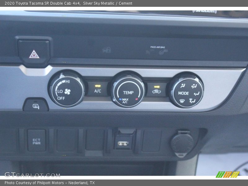 Controls of 2020 Tacoma SR Double Cab 4x4