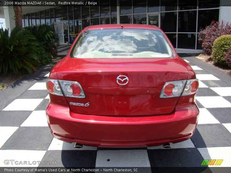 Redfire Metallic / Beige 2006 Mazda MAZDA6 i Sedan