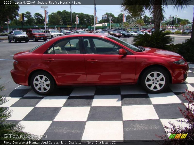 Redfire Metallic / Beige 2006 Mazda MAZDA6 i Sedan