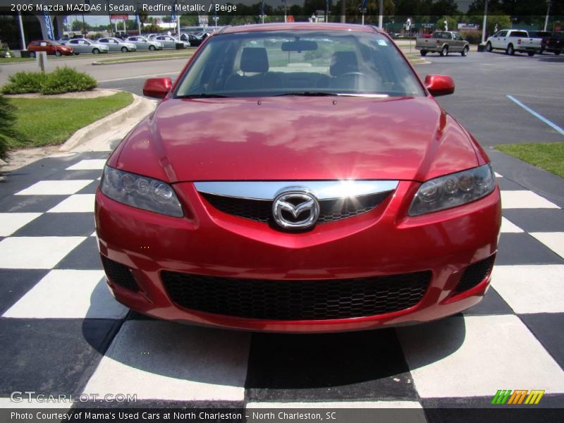 Redfire Metallic / Beige 2006 Mazda MAZDA6 i Sedan
