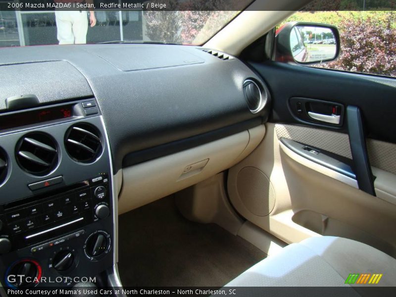 Redfire Metallic / Beige 2006 Mazda MAZDA6 i Sedan