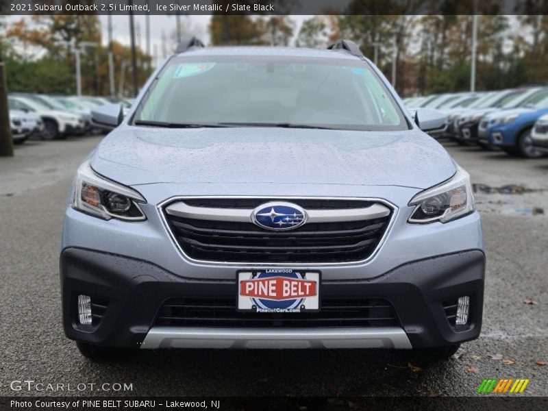Ice Silver Metallic / Slate Black 2021 Subaru Outback 2.5i Limited