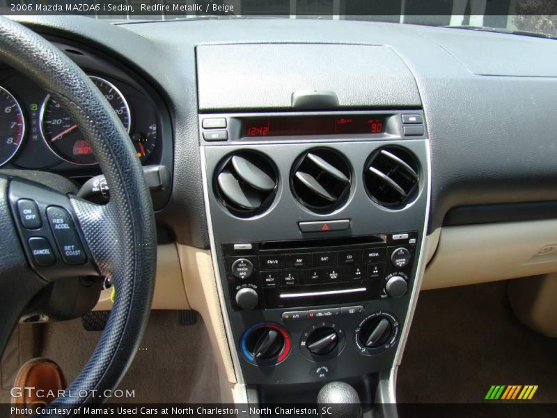 Redfire Metallic / Beige 2006 Mazda MAZDA6 i Sedan