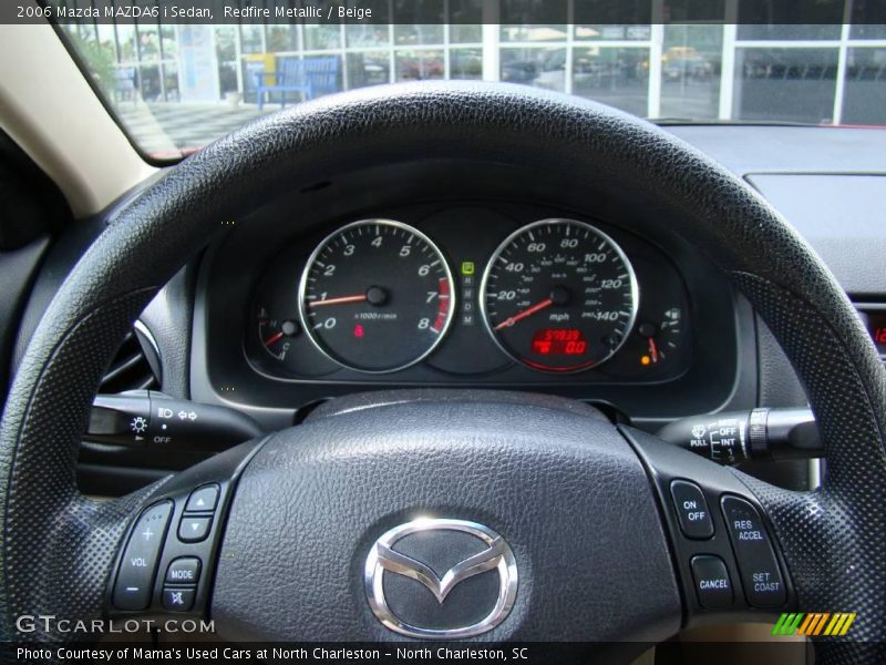 Redfire Metallic / Beige 2006 Mazda MAZDA6 i Sedan