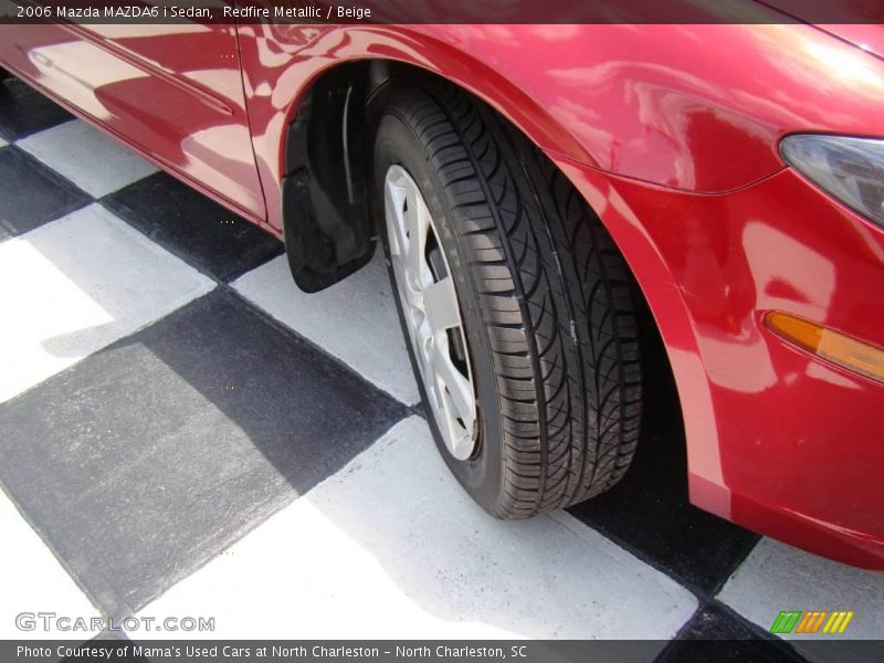 Redfire Metallic / Beige 2006 Mazda MAZDA6 i Sedan