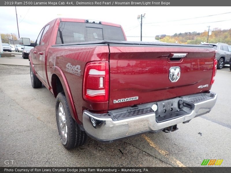 Delmonico Red Pearl / Mountain Brown/Light Frost Beige 2019 Ram 2500 Laramie Mega Cab 4x4