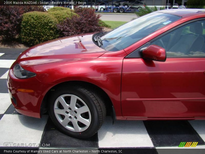 Redfire Metallic / Beige 2006 Mazda MAZDA6 i Sedan