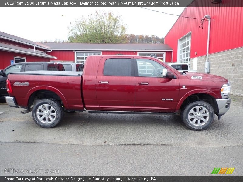 Delmonico Red Pearl / Mountain Brown/Light Frost Beige 2019 Ram 2500 Laramie Mega Cab 4x4
