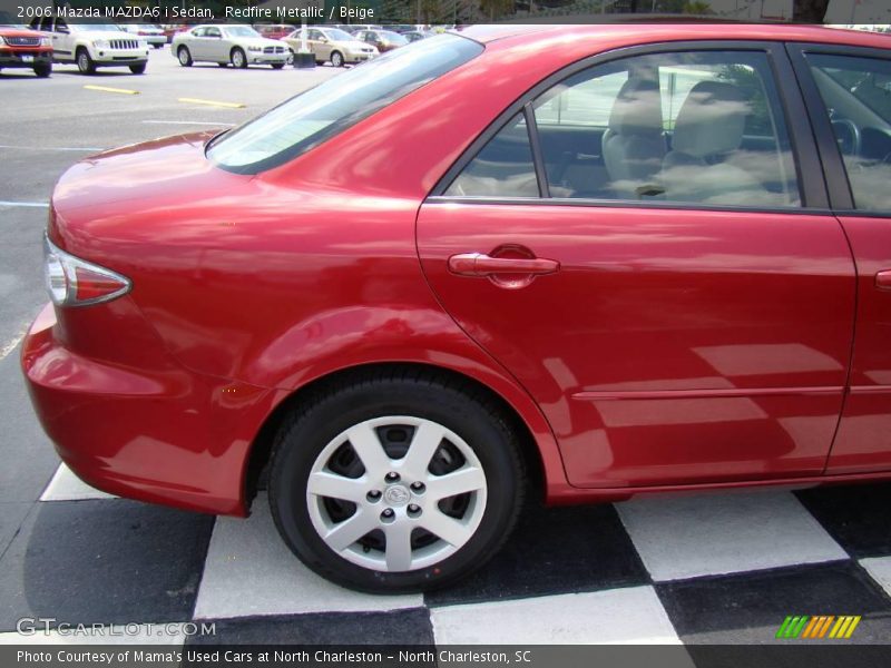 Redfire Metallic / Beige 2006 Mazda MAZDA6 i Sedan