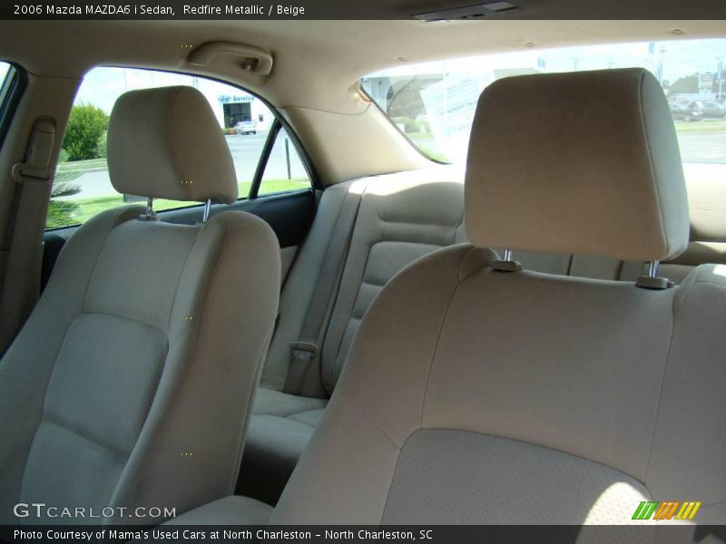 Redfire Metallic / Beige 2006 Mazda MAZDA6 i Sedan