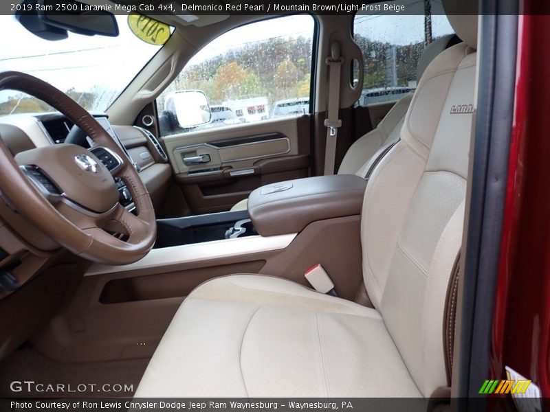 Delmonico Red Pearl / Mountain Brown/Light Frost Beige 2019 Ram 2500 Laramie Mega Cab 4x4