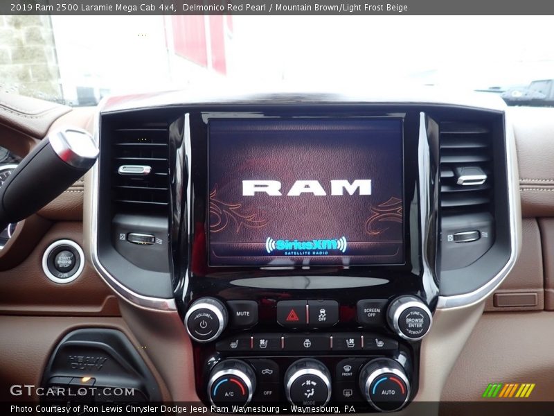 Delmonico Red Pearl / Mountain Brown/Light Frost Beige 2019 Ram 2500 Laramie Mega Cab 4x4