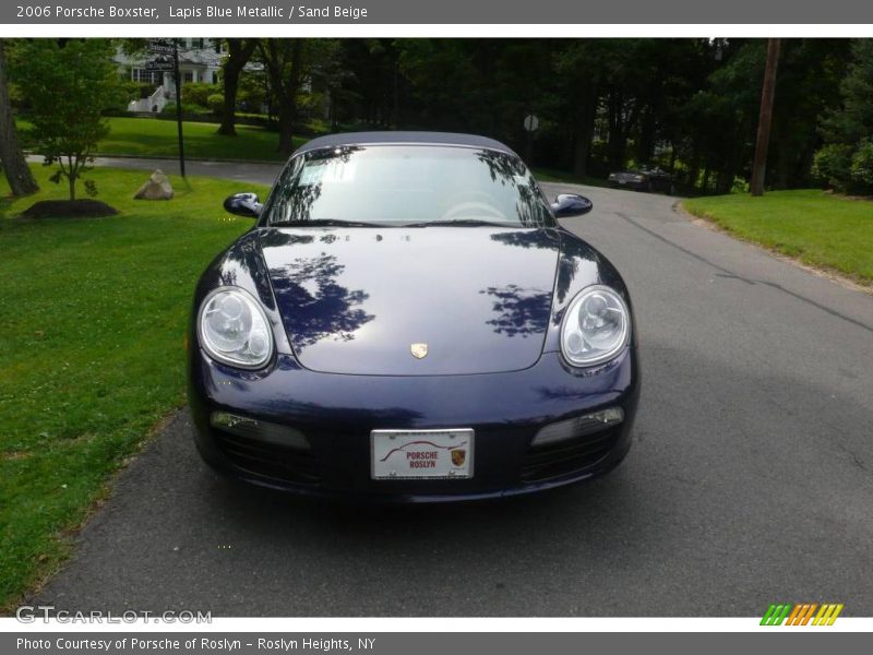 Lapis Blue Metallic / Sand Beige 2006 Porsche Boxster