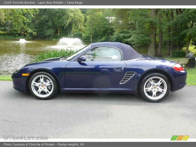 Lapis Blue Metallic / Sand Beige 2006 Porsche Boxster