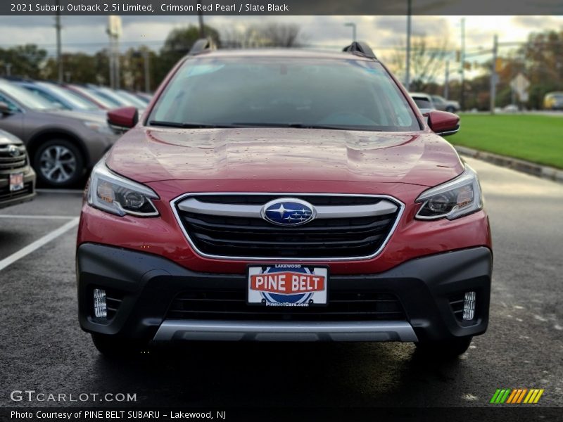 Crimson Red Pearl / Slate Black 2021 Subaru Outback 2.5i Limited