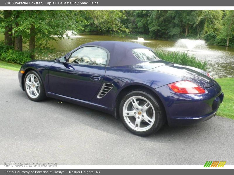 Lapis Blue Metallic / Sand Beige 2006 Porsche Boxster