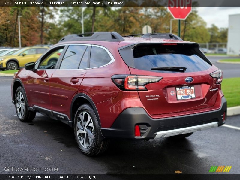 Crimson Red Pearl / Slate Black 2021 Subaru Outback 2.5i Limited