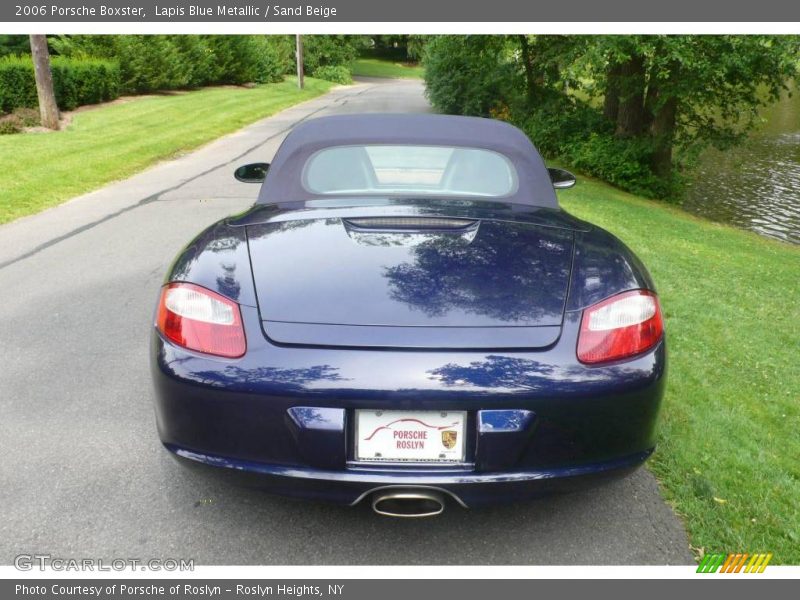 Lapis Blue Metallic / Sand Beige 2006 Porsche Boxster
