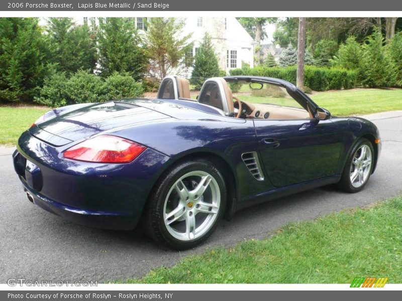 Lapis Blue Metallic / Sand Beige 2006 Porsche Boxster