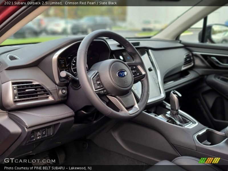 Crimson Red Pearl / Slate Black 2021 Subaru Outback 2.5i Limited