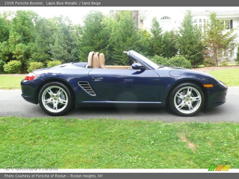 Lapis Blue Metallic / Sand Beige 2006 Porsche Boxster