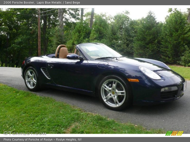 Lapis Blue Metallic / Sand Beige 2006 Porsche Boxster