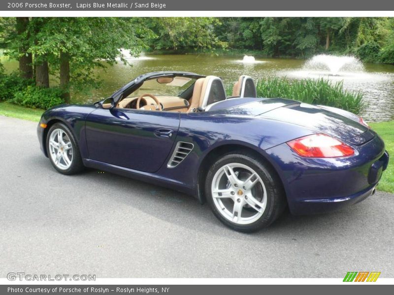 Lapis Blue Metallic / Sand Beige 2006 Porsche Boxster