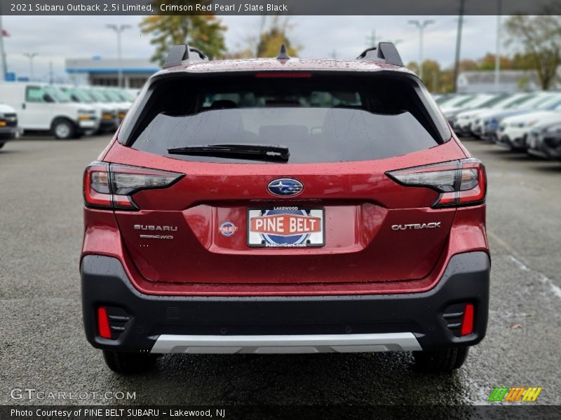 Crimson Red Pearl / Slate Black 2021 Subaru Outback 2.5i Limited