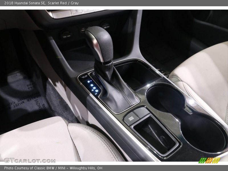 Scarlet Red / Gray 2018 Hyundai Sonata SE