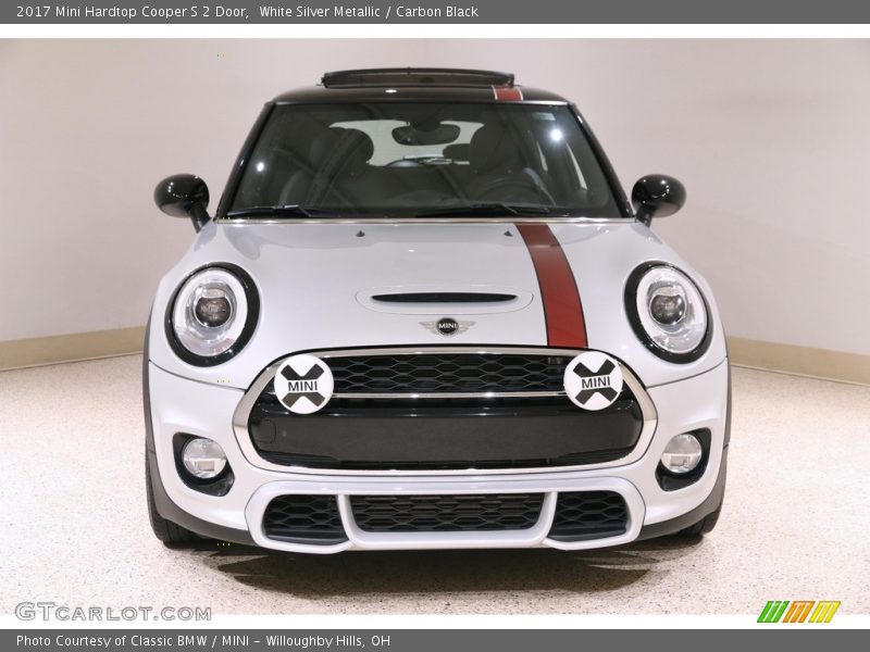 White Silver Metallic / Carbon Black 2017 Mini Hardtop Cooper S 2 Door