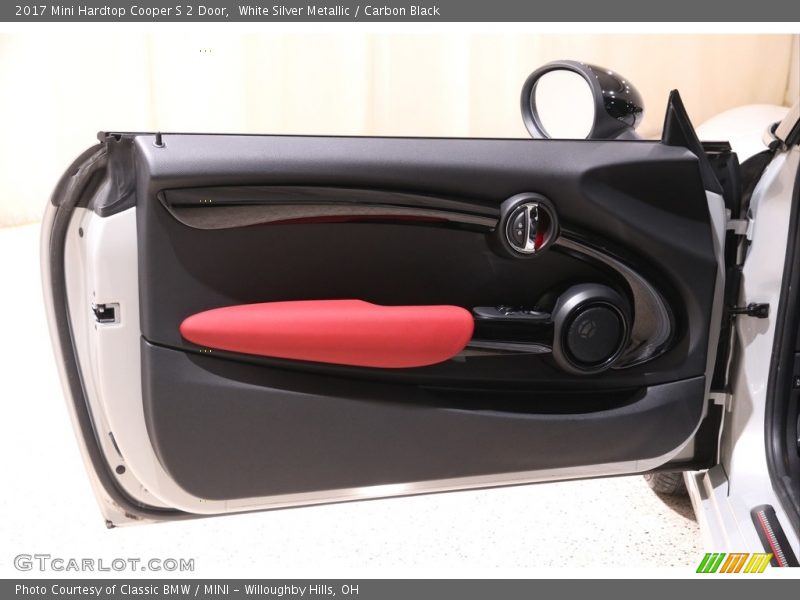 White Silver Metallic / Carbon Black 2017 Mini Hardtop Cooper S 2 Door