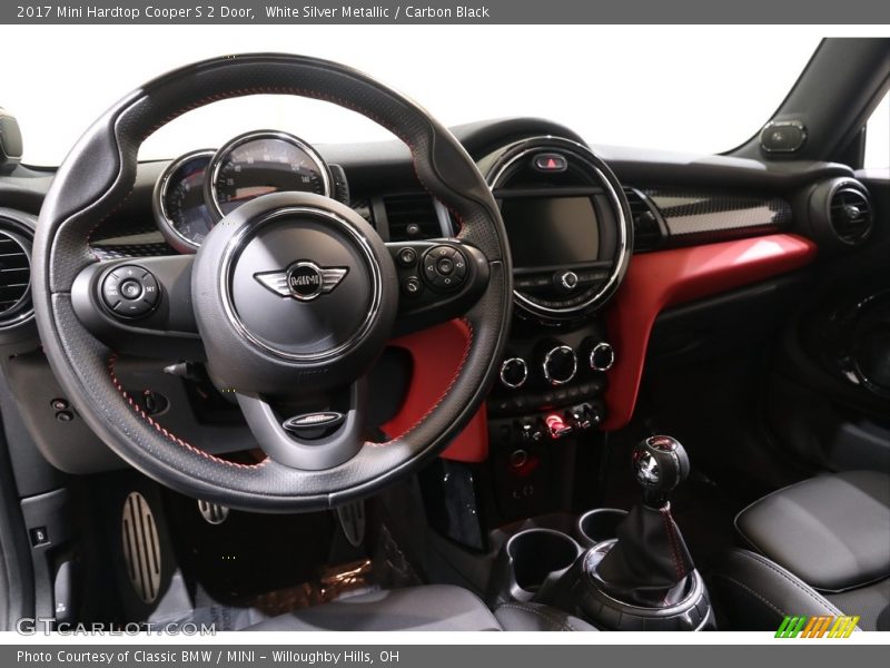 White Silver Metallic / Carbon Black 2017 Mini Hardtop Cooper S 2 Door