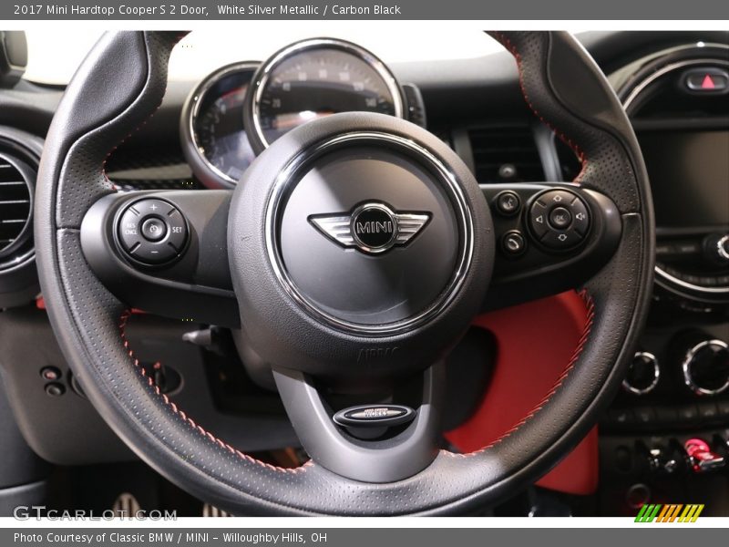 White Silver Metallic / Carbon Black 2017 Mini Hardtop Cooper S 2 Door