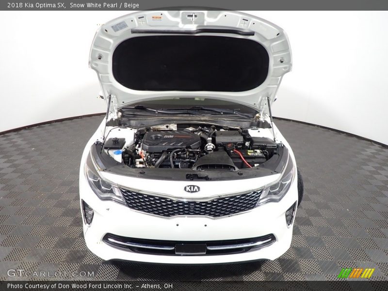 Snow White Pearl / Beige 2018 Kia Optima SX