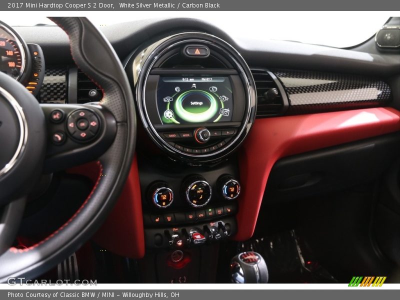 White Silver Metallic / Carbon Black 2017 Mini Hardtop Cooper S 2 Door
