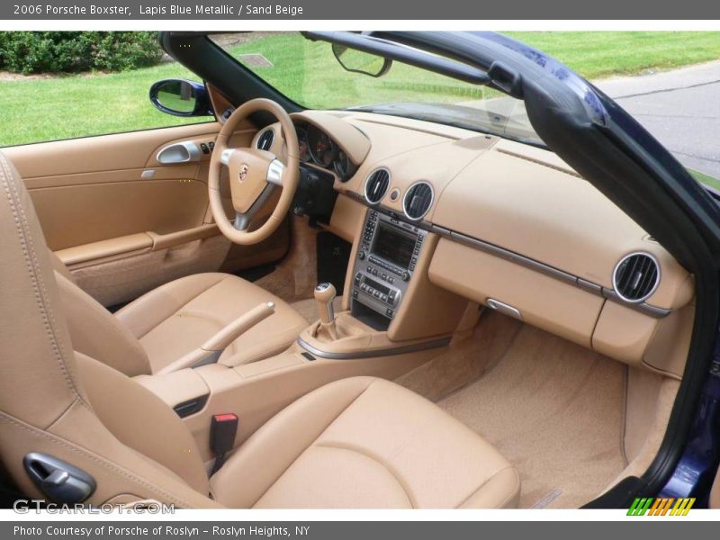Lapis Blue Metallic / Sand Beige 2006 Porsche Boxster