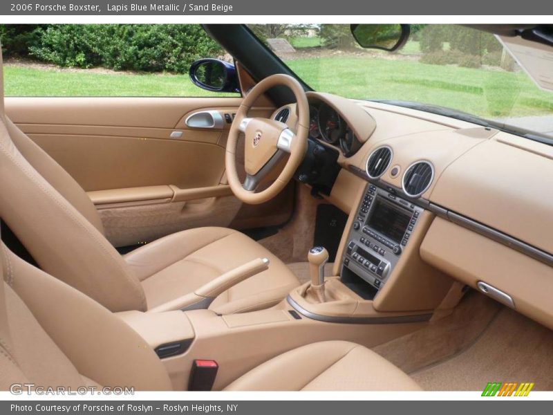 Lapis Blue Metallic / Sand Beige 2006 Porsche Boxster