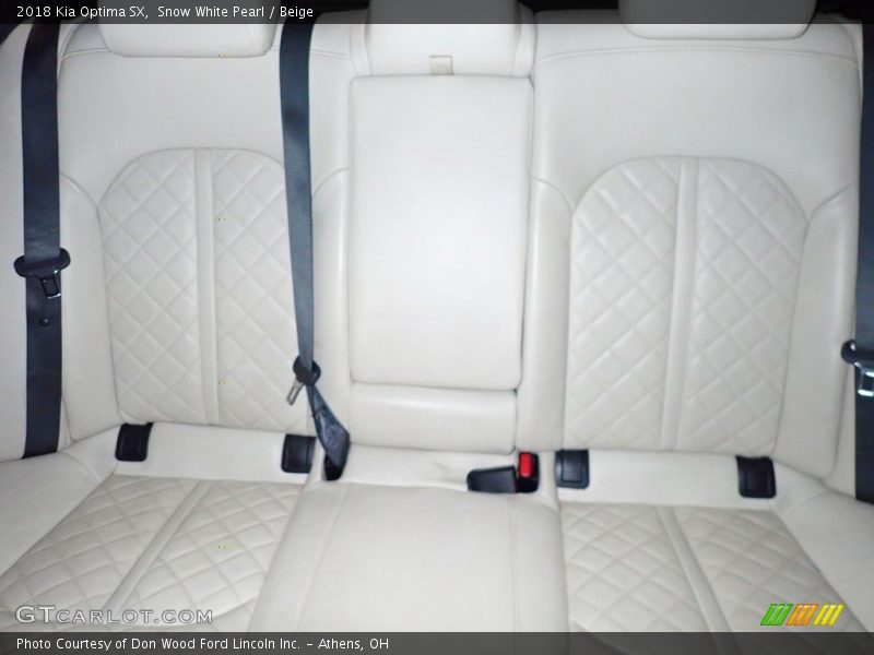 Rear Seat of 2018 Optima SX
