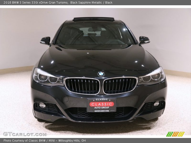 Black Sapphire Metallic / Black 2018 BMW 3 Series 330i xDrive Gran Turismo