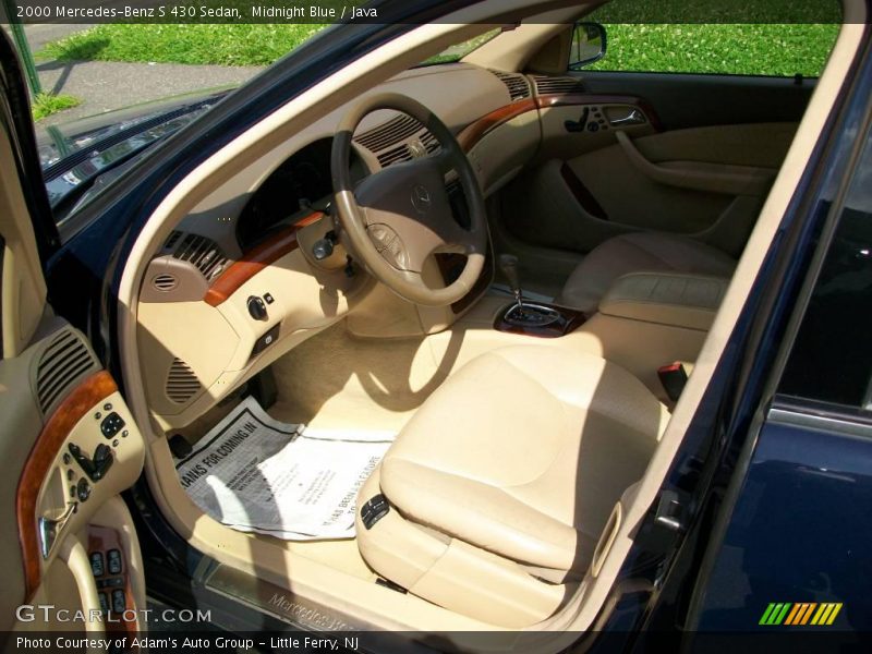 Midnight Blue / Java 2000 Mercedes-Benz S 430 Sedan