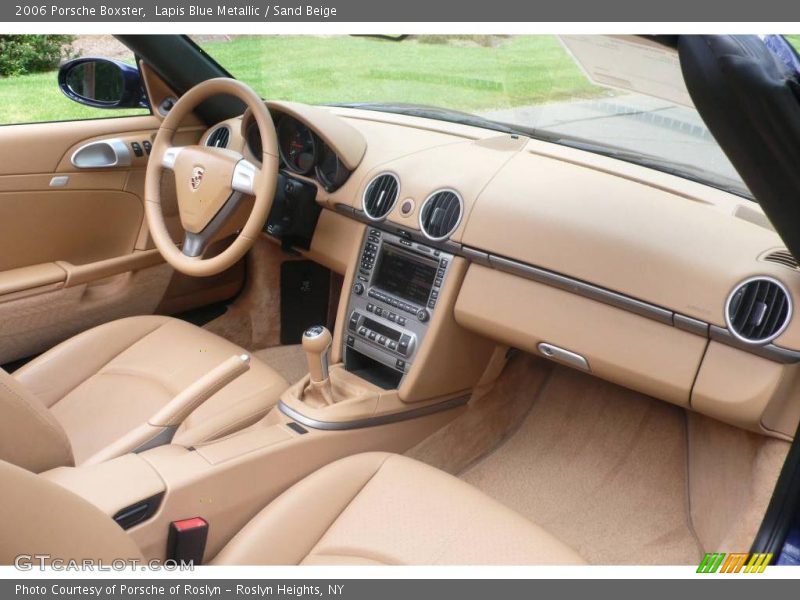 Lapis Blue Metallic / Sand Beige 2006 Porsche Boxster