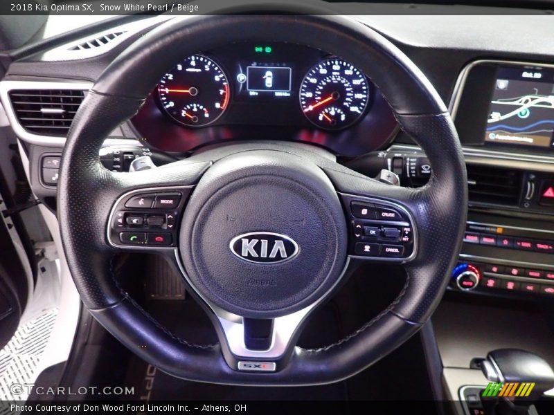  2018 Optima SX Steering Wheel