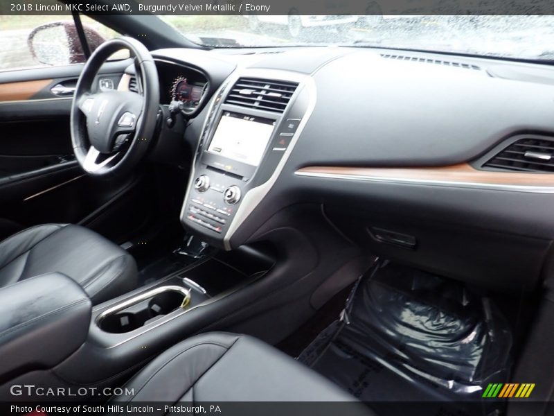 Burgundy Velvet Metallic / Ebony 2018 Lincoln MKC Select AWD