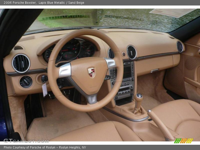 Lapis Blue Metallic / Sand Beige 2006 Porsche Boxster